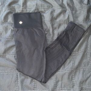 NUX Compression Ankle Gray Women's Leggings M Yoga Gym